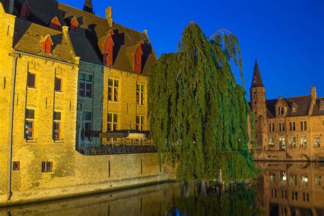 The Old Town of Bruges at night Photograph by Jaroslav Frank - Fine Art ...