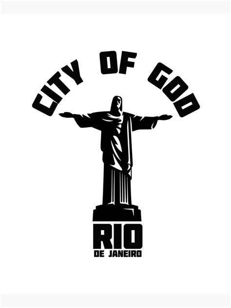 "Rio De Janeiro City of God" Mounted Print for Sale by DesignMonster | Redbubble