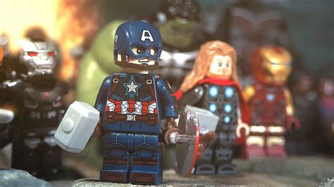 LEGO Avengers Endgame Final Battle Part 1 - 5 Avengers VS Thanos Army - YouTube