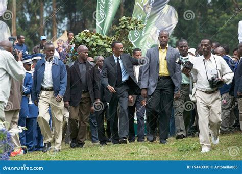 The President of Rwanda Paul Kagame Editorial Image - Image of event ...