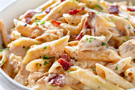 Cheesy Ranch Chicken Pasta | i am baker