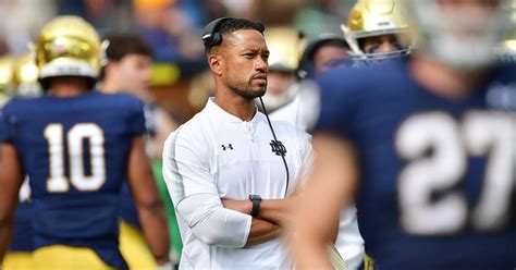 Notre Dame's Marcus Freeman addresses replacement at defensive coordinator