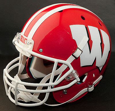 WISCONSIN BADGERS Schutt AiR XP Gameday REPLICA Football Helmet | eBay