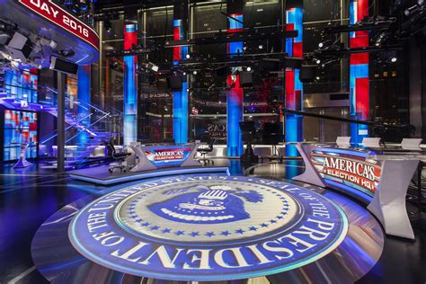 Fox News Studio F Broadcast Set Design Gallery