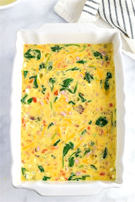 Spinach Egg Bake - Bunny's Warm Oven