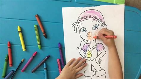 Jake and the Neverland Pirates: painting Izzy wears a pouch of pixie dust - YouTube