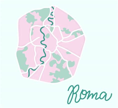 4,400+ Rome Map Stock Illustrations, Royalty-Free Vector Graphics ...