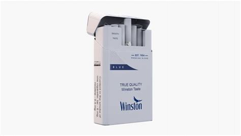 3D Winston Cigarettes Pack model - TurboSquid 1776725