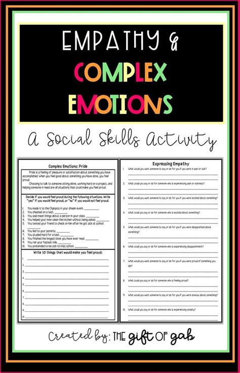 Free Printable Social Emotional Learning Worksheets Take The Stress Out ...