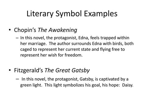 PPT - SYMBOLS IN LITERATURE PowerPoint Presentation, free download - ID:2142885