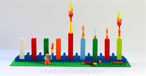 LEGO Menorah: Have a Creative and Flameless Hanukkah