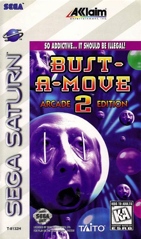 Bust-a-Move 2 Arcade Edition Sega Saturn Game