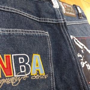 NBA Jeans, Vintage Denim UNK Basketball Pants, Cleveland Cavaliers ...