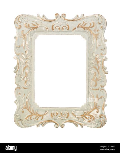 Vintage frame on white background Stock Photo - Alamy