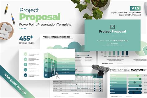 Project Proposal PowerPoint Template 3 - Design Cuts