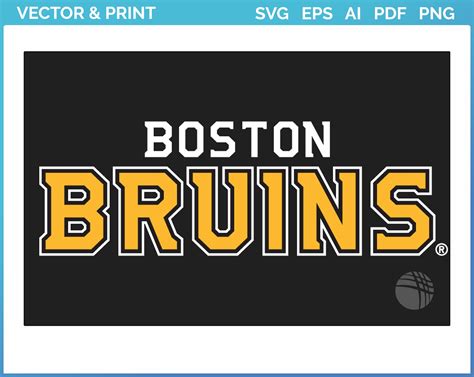 Boston Bruins - Wordmark Logo (2007) - Hockey Sports Vector SVG Logo in ...