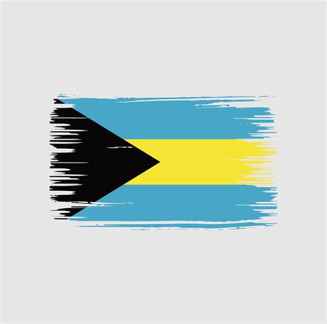 Bahamas Flag Brush Design. National Flag 6315698 Vector Art at Vecteezy