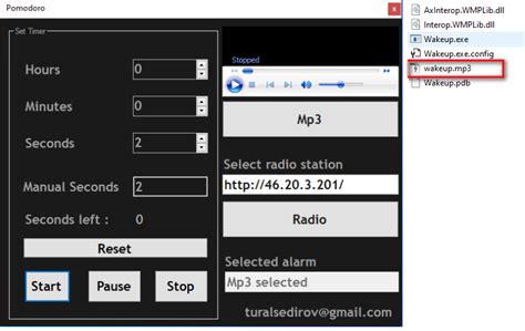 Pomodoro timer alternative C#