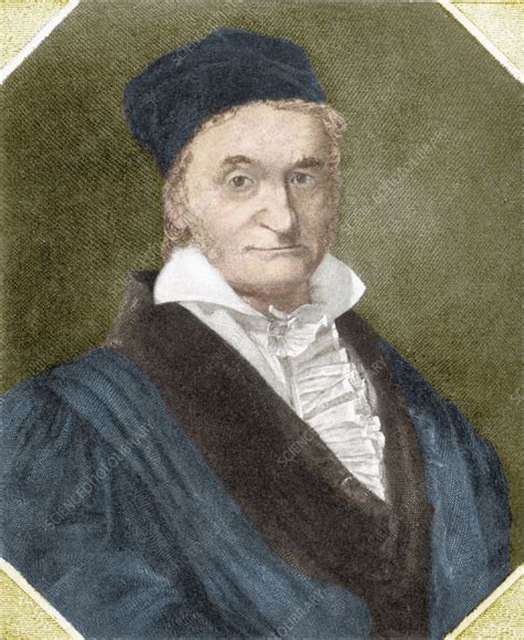 Karl Friedrich Gauss - Stock Image - C001/5544 - Science Photo Library