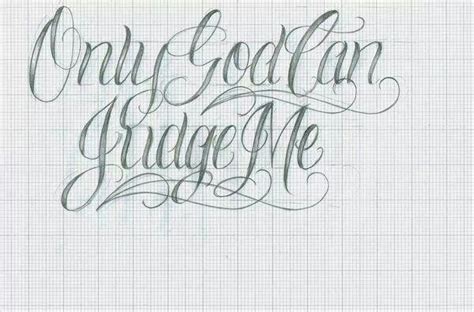 Only god can judge me | Card tattoo designs, Tattoo lettering fonts ...