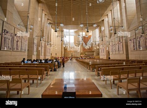 Cathedral of Our Lady of the Angels by architect Rafael Moneo, Downtown Los Angeles, California ...