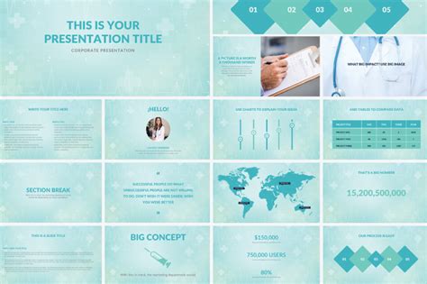 27 Free Medical PowerPoint Templates with Modern Professional Design