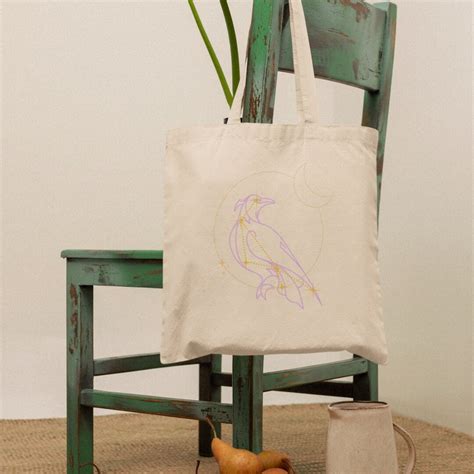 Fischl Constellation Genshin Impact Tote Bag Raven and - Etsy