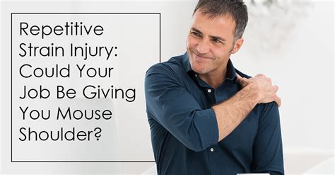 Repetitive Strain Injury: Could Your Job Be Giving You Mouse Shoulder? | Capital City Neurosurgery