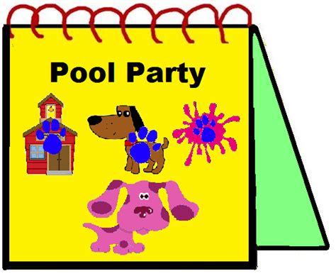 Clues from Pool Party | Pool party, Blue's clues and you, Blue’s clues