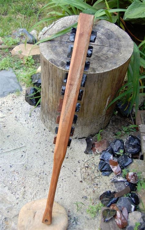 AZTEC MAYAN MACUAHUITL OBSIDIAN SWORD WAR CLUB pre columbian artifact replica | #1872144248