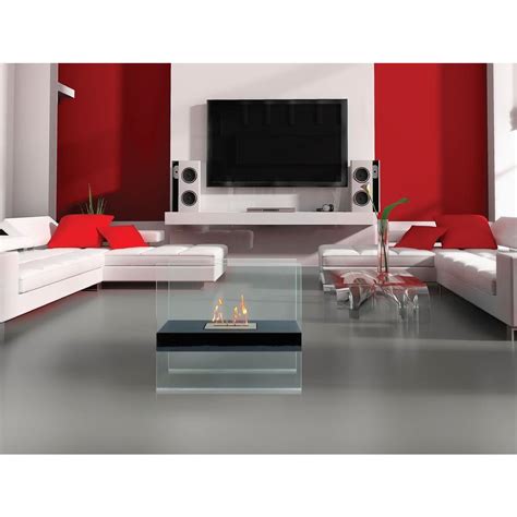 Anywhere Fireplace SoHo 28 in. Wall-Mount Vent-Free Ethanol Fireplace ...