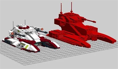 Comparing the size of the new LEGO Republic Fighter Tank