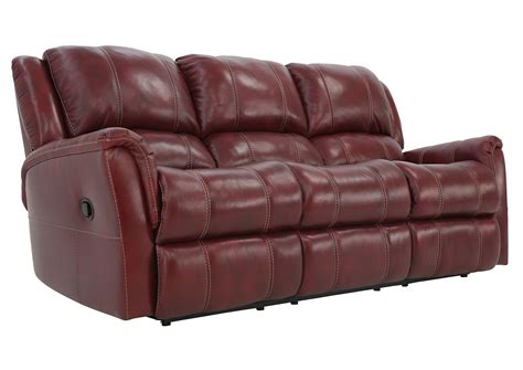 Red Leather Reclining Sofa Set | Baci Living Room