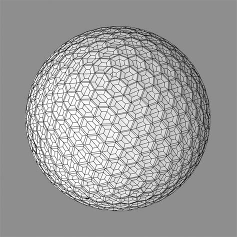 3d golf ball model