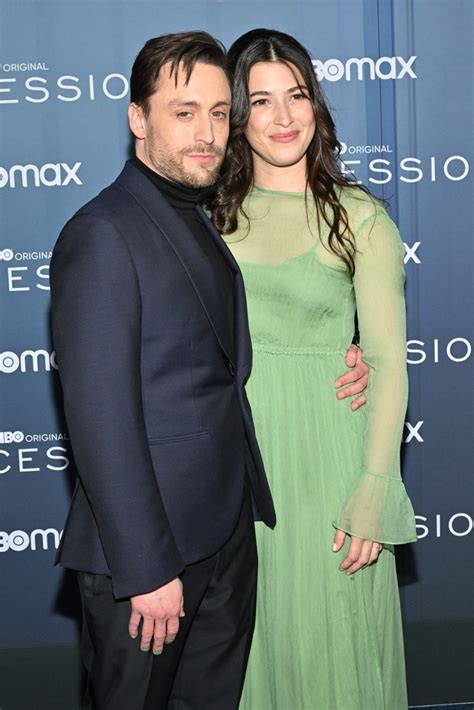 Kieran Culkin Attends 'Succession' Season 4 Premiere Wife Jazz Charon: Pic