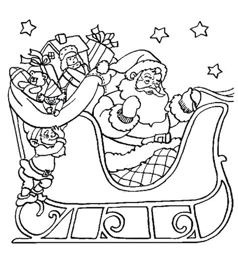 Christmas Scene Coloring Pages at GetDrawings | Free download