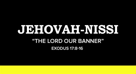 Jehovah-Nissi: The Lord Our Banner — Crossroads Christian Church