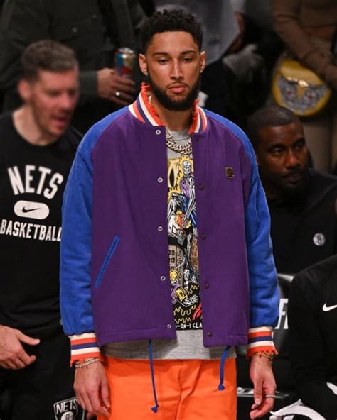 Brooklyn Nets Ben Simmons Bomber Jacket | Universal Jacket