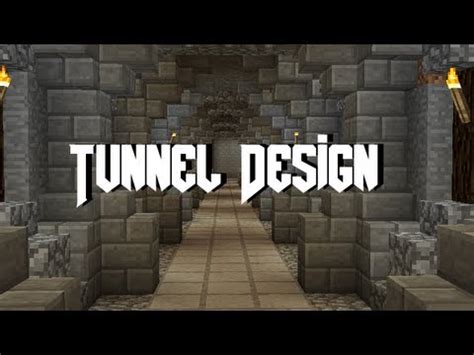 Minecraft tunnel tutorial - YouTube