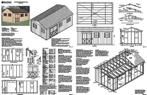 Free Shed Building Plans 12x20 ~ portable building plans