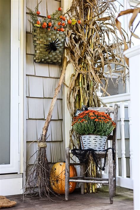 Garden Witch Porch Decor: A Bewitchingly Beautiful Halloween Look - Cottage On Bunker Hill