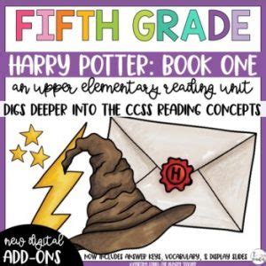 Harry Potter | Novel Study Reading Unit | 5th Grade | Distance Learning | - The Hungry Teacher