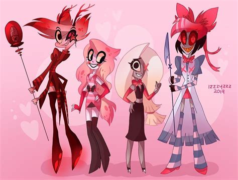 H Hotel Female Protagonist Vivziepop Hazbin Hotel Angel Dust Angels