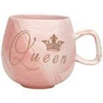 Buy DP Queen Printed Ceramic Coffee Mug - For Tea, Milk & Coffee, Pink Online at Best Price of ...