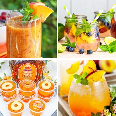 17 Crown Royal Peach Cocktail Recipes - All Nutritious