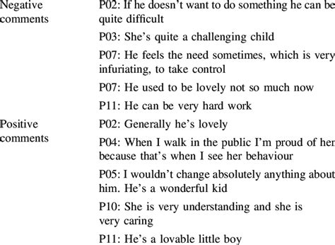 Examples of positive and negative comments | Download Scientific Diagram