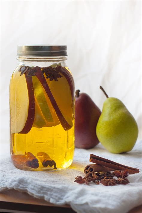 Homemade Spiced Pear Liqueur Recipe