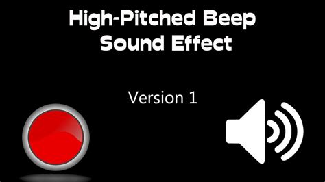 High-Pitched Beep Sound Effect - YouTube