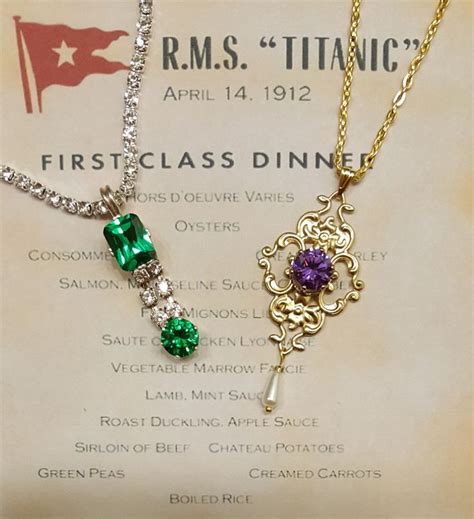 Titanic Rose Jump Necklace and Deck Necklace | Titanic jewelry, Book ...