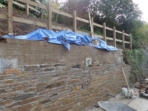 Anchored Retaining Wall - James Lockyer Associates - Civil & Structural Engineers